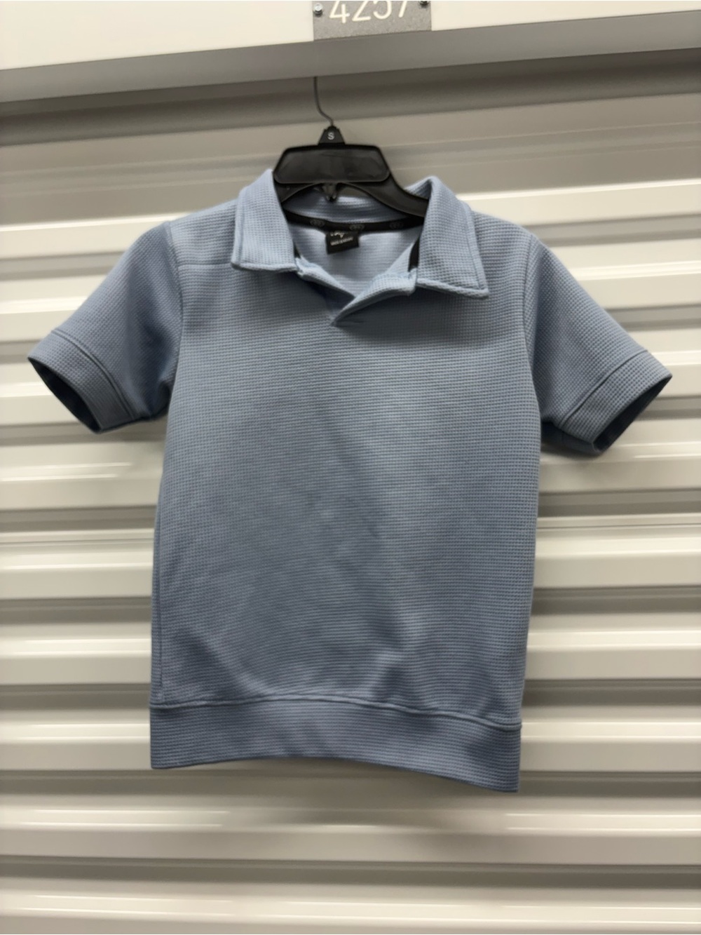 Woven Polo Boys Size 7 In Blue By Leg3nd